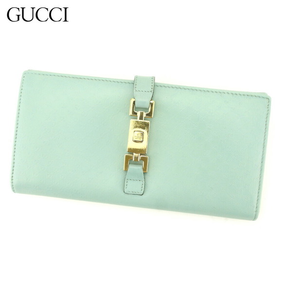 Gucci Wallet blue leather long GG bifold Micro - Picture 1 of 6